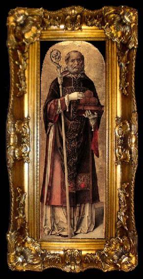 framed  BARTOLOMEO VENETO St Nicholas of Bari, ta009-2